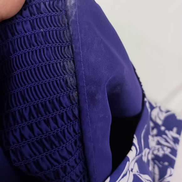 2/$30 GAP Summer Blue and White Floral Mini Sundress (#468) - Picture 3 of 12